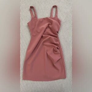 Bec and Bridge Livania dress in grapefruit - was midi CUT by a tailor to mini